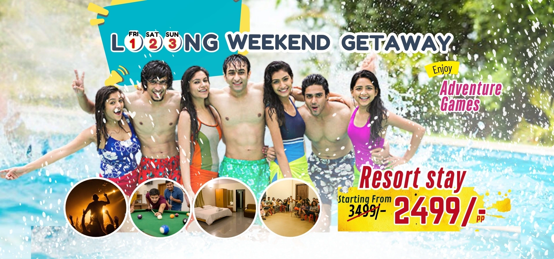 Group Friendly Weekend Stay