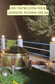 Beautiful Wedding Décor at Rustic River Resort