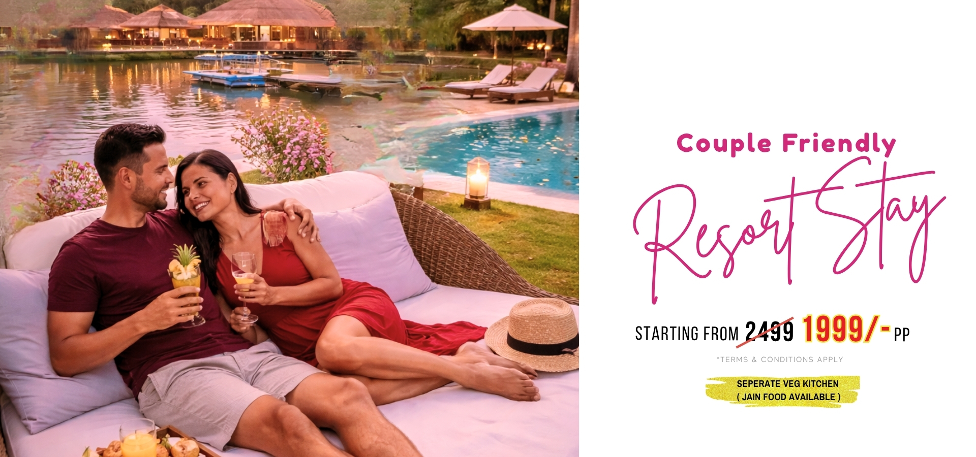 Couple Friendly Weekend Stay