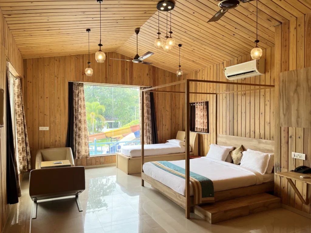 Wooden cottages